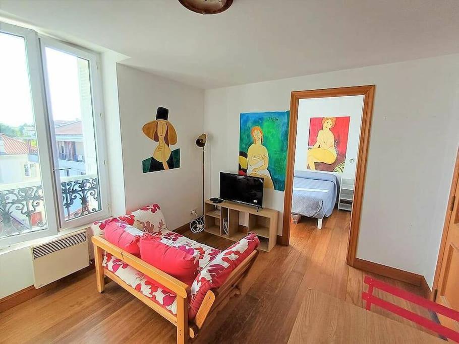 Bonito Estudio Reformado 1 Dormitorio 3 Personas Андай Экстерьер фото